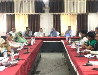 परिषद की बैठक में नगर के सौंदर्यीकरण पर लिए महत्वपूर्ण निर्णय नपाध्यक्ष हेमकुंवर मेवाड़ा की अध्यक्षता में संपन्न हुई बैठक, सभी प्रस्ताव पर लगी स्वीकृति की मुहर