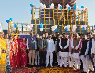 प्रदेश की सबसे ऊंची अटलजी की प्रतिमा का हुआ लोकार्पण, शॉपिंग कॉम्पलेक्स का हुआ भूमिपूजन