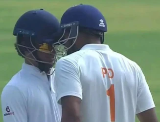 Ranji final explodes: J&amp;K captain Paras Dogra headbutts Karnataka fielder — watch