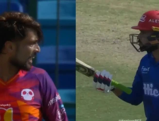 Fight in PSL: Faheem points bat at Amir after wicket, tension erupts - Watch