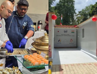 SAI creates ‘Little Japan’: Indian athletes get taste of Asian Games life in containers