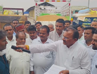 किसानों के साथ खुला धोखा कर रही है भाजपा सरकार  धर्मेंद्र सिंह चौहान