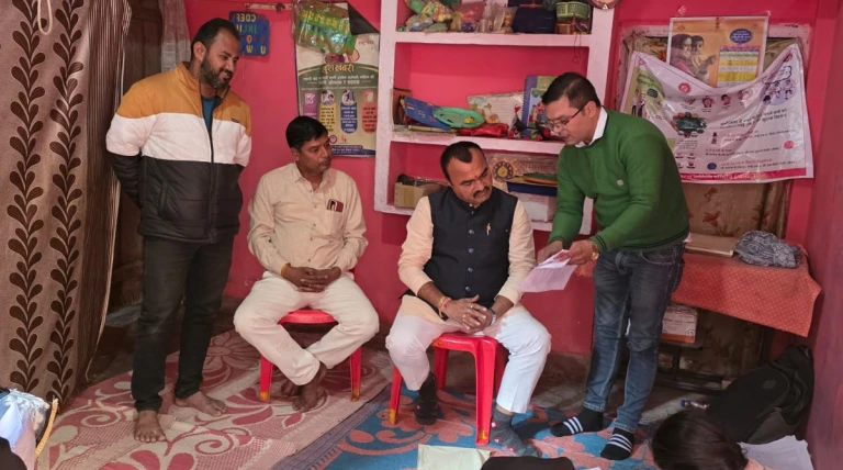 मतदाता सूची पुनरीक्षण कार्य में सहयोग हेतु नपाध्यक्ष प्रतिनिधि रायसिंह मेवाड़ा ने की नागरिकों से अपील