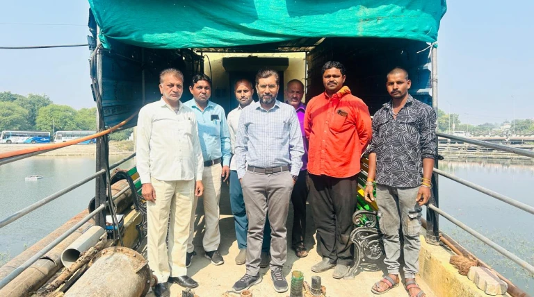 पानी चोरी करने वालों पर नपा ने की कार्यवाही, 5 विद्युत जल मोटर की जप्त