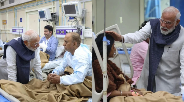 Delhi blast: PM Modi meets victims at LNJP Hospital; to hold key security meet soon
