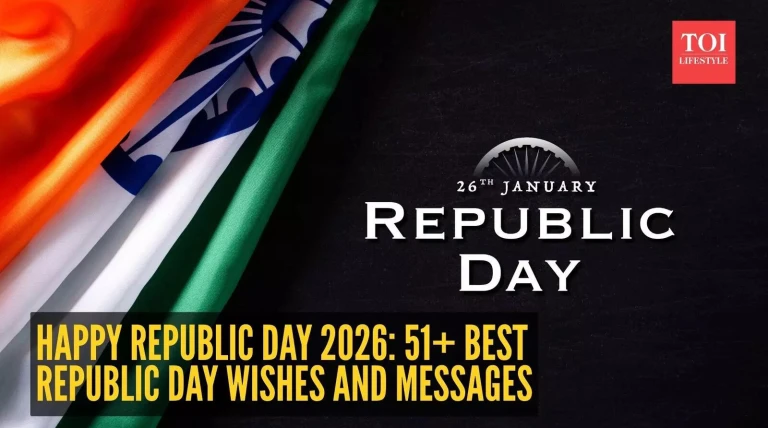 Happy Republic Day 2026: Wishes to share with friends and colleagues