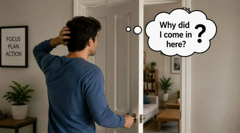 Why we forget why we walked into a room: The doorway effect explained