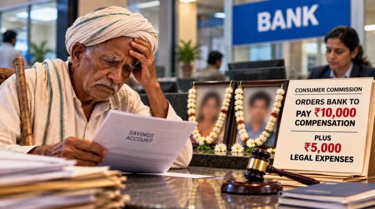 Mother and nominee son died; bank delayed funds to father, ordered to pay Rs 15,000